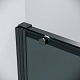Grossman Душевая дверь в нишу Galaxy 100x195 профиль черный матовый стекло тонированное – картинка-20