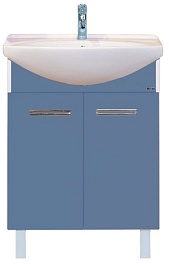 Misty Тумба для умывальника Джулия 65 синий – фотография-1