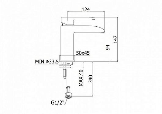 Paffoni Смеситель для раковины Level LES061CR – фотография-2