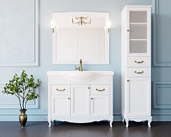 ValenHouse Зеркало Эллина 105 белое – фотография-3