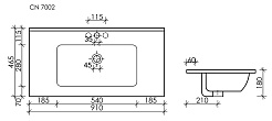Sancos Тумба с раковиной Libra Floor 90 дуб чарльстон раковина Element 91 CN7002 – фотография-6