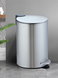 WeltWasser Ведро для мусора WW Betta MT 12L сталь матовая – фотография-2