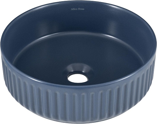 Allen Brau Мебельная накладная раковина Fantasy Line 36 4.11032.ID индиго – картинка-5