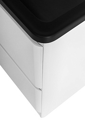 BelBagno Мебель для ванной Albano 120 напольная Bianco Lucido с раковиной BB1200/455-LV-ART-ALR-NERO – фотография-8