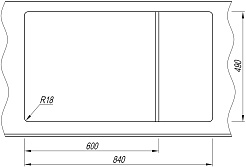 Dr. Gans Мойка кухонная Техно 860 черная – фотография-9