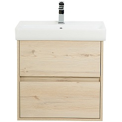 BelBagno Тумба с раковиной Neon 60 с 2 ящиками подвесная Pino Bianco – фотография-2