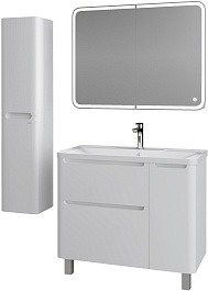 Grossman Мебель для ванной Адель 90 белая – фотография-3