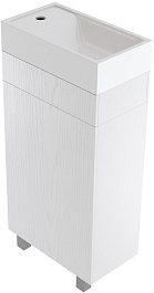 Mixline Тумба с раковиной Мини 40 L белая – фотография-2