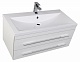 Aquanet Тумба с раковиной Верона 100 подвесная белая – картинка-13