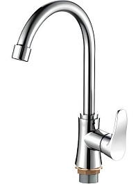 Frap Смеситель для кухни F40501 хром – фотография-1