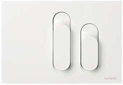 Schwab Кнопка смыва Dura белый – фотография-1