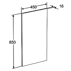 Roca Мебель для ванной Gap 45 фиолетовая – фотография-4