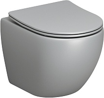 Grossman Унитаз подвесной Color GR-4455GLMS светло-серый матовый