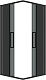 Grossman  Душевой уголок Cosmo 80x80x195 профиль черный матовый стекло тонированное – фотография-13