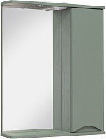 Runo Зеркальный шкаф Афина 60 R цемент
