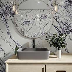 Teymi Раковина накладная Helmi 50 T50292 графит матовый – фотография-7