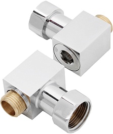 Domoterm Полотенцесушитель Квадро П10 500x1000 хром – фотография-3