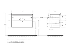 BelBagno Мебель для ванной Kraft 39 80 Rovere Tabacco – фотография-5