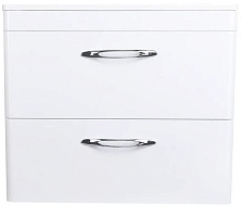 Style Line Тумба с раковиной Каре 80 подвесная Люкс Plus белая