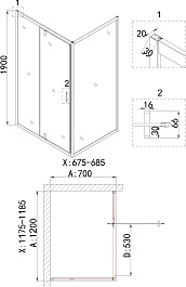 Niagara Боковая стенка Nova NG-A70G – фотография-3