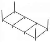 Vagnerplast Каркас для ванны 120 VPK12070