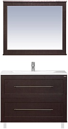 Misty Мебель для ванной Марта 100 напольная венге – фотография-1