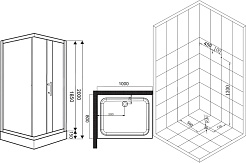 Esbano Душевой уголок ESR-8022 – фотография-13