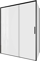 Aquanet  Душевой уголок Pleasure Evo 150x90 AE65-150x90-BT профиль черный, стекло прозрачное