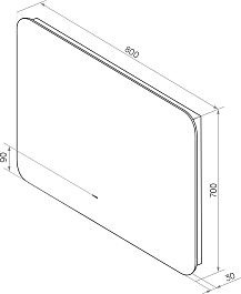Brevita Мебель для ванной Verde 90 подвесная зеленая – фотография-17