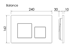 Ceramicanova Подвесной унитаз Forma Rimless с системой инсталляции Balance кнопка Square черный матовый – фотография-3