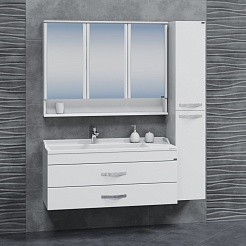 СанТа Мебель для ванной Виктория 120 NEW подвесная – фотография-2