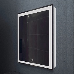 Mixline Зеркальный шкаф Аккорд Минио 60 L белый – фотография-2