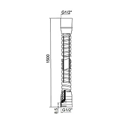 Iddis Душевой шланг 010P150I19 – фотография-2