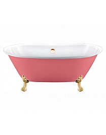 Фэма Акриловая ванна "Ottavia", ножки золото, покрытие RAL металлик  – фотография-2