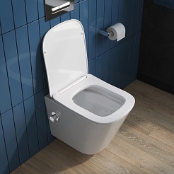 BelBagno Унитаз подвесной Due BB3103CHR-BS/SC – фотография-12