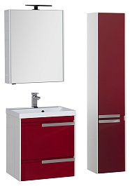 Aquanet Мебель для ванной "Тиволи 60" бордо – фотография-4