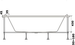 Bas Акриловая ванна Мале 180х80 – фотография-5