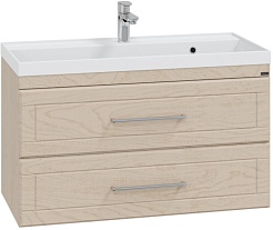 СанТа Мебель для ванной Венера 100 дуб бежевый – фотография-3