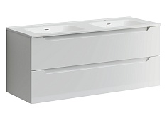 Sancos Тумба под раковину Norma 2.0 120-2 белый глянец