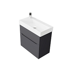 Jorno Тумба под раковину Folk 65 антрацит – фотография-2