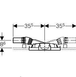 Geberit Монтажный элемент Duofix 111.593.00.1 50 см для напольного стока – фотография-4