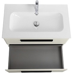 BelBagno Мебель для ванной Eco Cer-N 80 CZR-8073-80 брашированная альпака ручки матовые чёрные – фотография-8