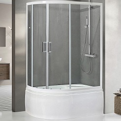 Royal Bath Душевой уголок RB 8120BK-T R – фотография-1