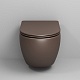 Grossman Унитаз подвесной Color GR-4455BRMS коричневый матовый – фотография-14