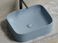 Ceramicanova Мебельная раковина Element 50 CN6052MHL серо-голубой матовый – фотография-4