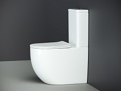 Ceramicanova Унитаз напольный пристенный с бачком Mia Rimless CN1801 белый – фотография-2