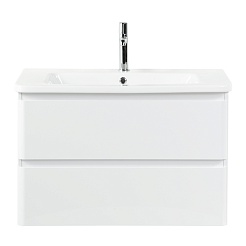 BelBagno Тумба под раковину Albano-Cer 80 подвесная Bianco Lucido – фотография-2