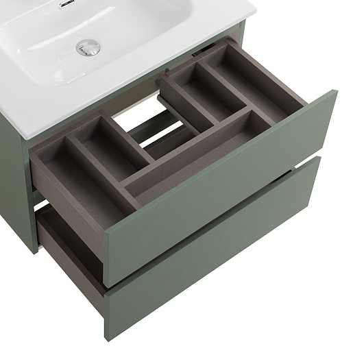 BelBagno Тумба с раковиной Kraft 60 подвесная Еловый матовый – фотография-6