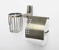WasserKRAFT Держатель туалетной бумаги и освежителя "Exter K-5259" – фотография-2