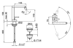 Webert Смеситель для биде Living LV840102015 – фотография-2